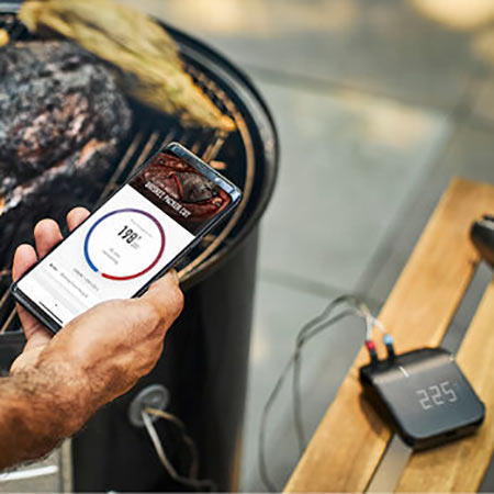 Weber Connect Smart Grilling Hub In Action